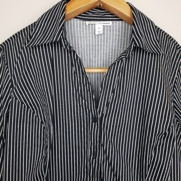 Giorgio Sant'Angelo striped balloon bottom shirt XL - Picture 13 of 15